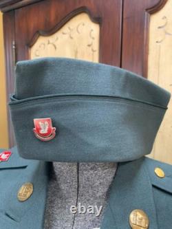 Vtg Us Army Military Mens Lot 1950's Uniforms Clothing Pins Patches