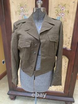 Vtg Us Army Military Mens Lot 1950's Uniforms Clothing Pins Patches