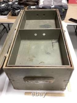 Vtg WW2 US Army Military Wooden Foot Locker Chest & Tray Reinholdt & Lewis 1943