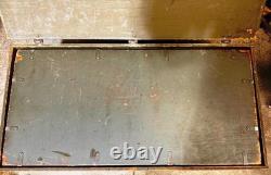 Vtg WW2 US Army Military Wooden Foot Locker Chest & Tray Reinholdt & Lewis 1943