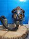 Vtg Wwii Vietnam Us Marine Airforce Military Army Black Rubber Gas Mask. Obo