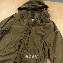 Vtg y2k ABERCROMBIE & FITCH hooded army military surplus parka coat XL tag