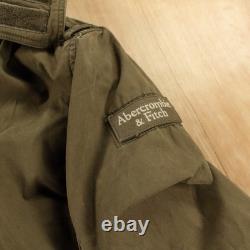 Vtg y2k ABERCROMBIE & FITCH hooded army military surplus parka coat XL tag