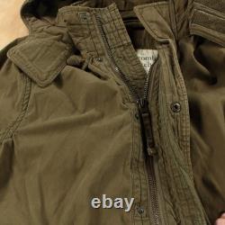 Vtg y2k ABERCROMBIE & FITCH hooded army military surplus parka coat XL tag