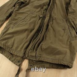 Vtg y2k ABERCROMBIE & FITCH hooded army military surplus parka coat XL tag