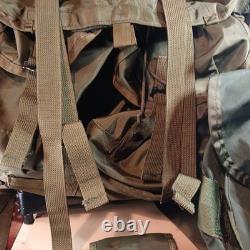 Vtge 80s US LC-1 Alice Military Field Pack Combat Backpack Army Ruck Sack OD