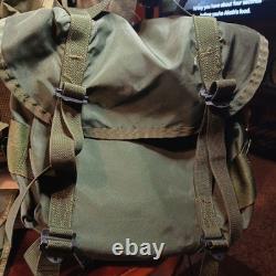 Vtge 80s US LC-1 Alice Military Field Pack Combat Backpack Army Ruck Sack OD