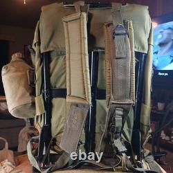 Vtge 80s US LC-1 Alice Military Field Pack Combat Backpack Army Ruck Sack OD