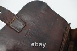 WW1 Swiss Army Military Leather Bag Ammo Pouch Vetterli S. A. Rare 1892 cavalry