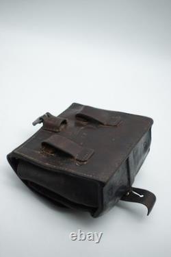 WW1 Swiss Army Military Leather Bag Ammo Pouch Vetterli S. A. Rare 1892 cavalry