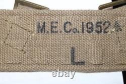 WW2 Era British Field Gear Army Military Canvas Backpack Belt Ammo Pouch Set A