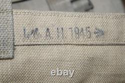WW2 Era British Field Gear Army Military Canvas Backpack Belt Ammo Pouch Set B