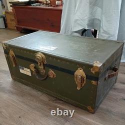 WW2 Military Foot Locker Trunk, Army Sgt