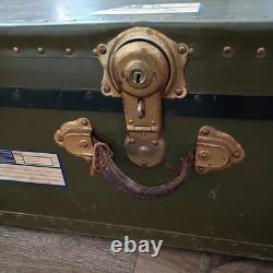 WW2 Military Foot Locker Trunk, Army Sgt