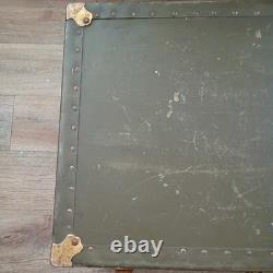 WW2 Military Foot Locker Trunk, Army Sgt