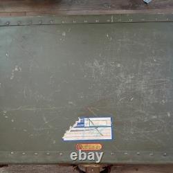 WW2 Military Foot Locker Trunk, Army Sgt