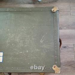 WW2 Military Foot Locker Trunk, Army Sgt