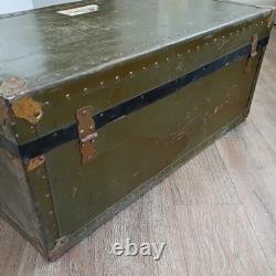 WW2 Military Foot Locker Trunk, Army Sgt