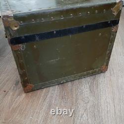 WW2 Military Foot Locker Trunk, Army Sgt