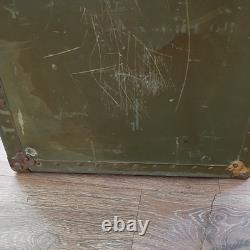 WW2 Military Foot Locker Trunk, Army Sgt