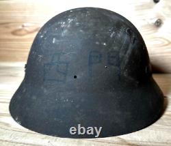 WW2 Old Japanese Army Iron Steel Helmet Military Surplus Tetsu-Kabuto FS Rare