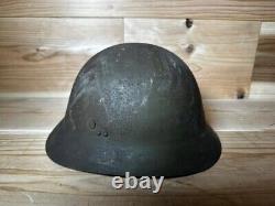 WW2 Old Japanese Army Iron Steel Helmet Military Surplus Tetsu-Kabuto FS Rare