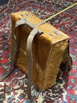 WW2 Swiss Army Military Pony Fur Backpack Tornister Rucksack