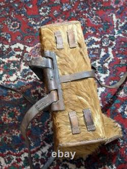 WW2 Swiss Army Military Pony Fur Backpack Tornister Rucksack