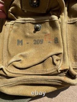 WW2 US Army Military M-209 Cipher Decodered Carry Bag Field Gear Equipment