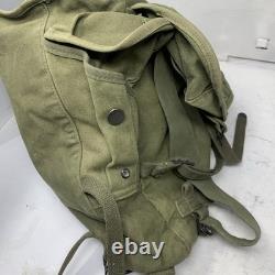 WW2 US Vintage Army Military Bag m1945 combat field pack rucksack bag