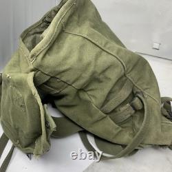 WW2 US Vintage Army Military Bag m1945 combat field pack rucksack bag