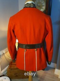 WW2 era British Army Military Red Mess Dress Parade Uniform Court Tunic Jacket