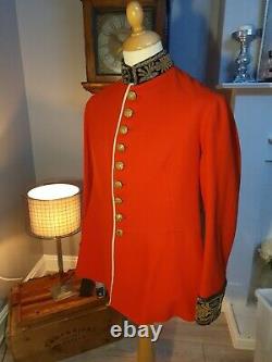 WW2 era British Army Military Red Mess Dress Parade Uniform Court Tunic Jacket