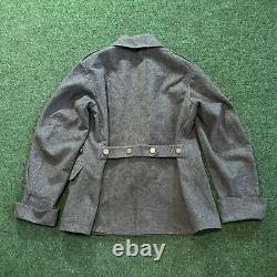 WWI Swiss Army Medic Jacket Wool Military Pea Coat World War 1 Rare 1910s