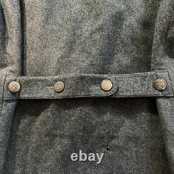 WWI Swiss Army Medic Jacket Wool Military Pea Coat World War 1 Rare 1910s