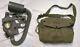 Wwii 1942 Us Military Army Lightweight Service Gas Mask, Sz Small With Filter, Bag