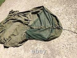 WWII 1945 dated British Army Military Canvas 2 Man Tent