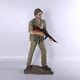 Wwii Soldier Life Size Statue Military Army Surplus Theme Decor Prop Display