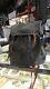 Wwii Swedish Army Military Framed Canvas Leather Backpack Ruck 3 Crown Vintage