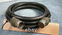 WWII U. S. MILITARY ARMY 8ft CD-501-A POWER CABLE for BC-654 Field Radio