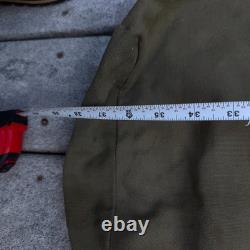 WWII US Army 43rd Infantry Division Named Officer Canvas Duffel Bag Military