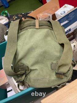 WWII Vtg US Army Military Field Pack Combat backpack(4)