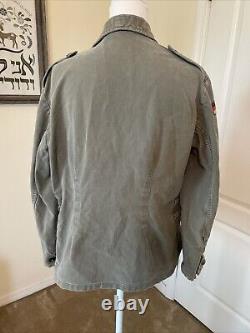 West German Army Moleskin Military Jacket Vintage 80s Issued Bez READ