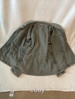 West German Army Moleskin Military Jacket Vintage 80s Issued Bez READ