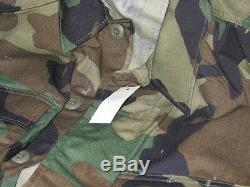 Wholesale lot of 10 case US army military winter weight bdu woodland small long
