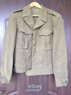 Ww2 original US ARMY 1944 Military Ike Jacket Green Wool SIZE 38R