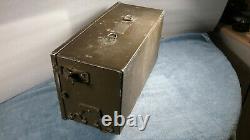 Wwii U. S. Military Army Bc-474 Field Radio Great Condition