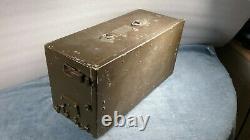 Wwii U. S. Military Army Bc-474 Field Radio Great Condition