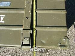Zarges Folding Case Box Military Army Aluminium Expedition Storage Land Rover